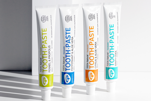 Certified 100% natural, organic and vegan toothpaste